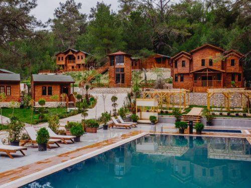 Babylontown Otel Olympos Bagian luar foto